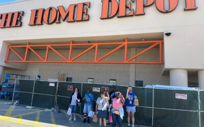Community Based Day Hab Visits Home Depot for a Craft Workshop