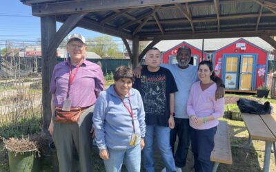 CP Nassau Community Based Day Hab Group Celebrates Earth Day at the Roosevelt Community Garden